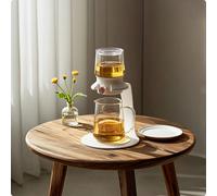 Teiera con Filtro in Acciaio Borosilicato Infusore a Goccia con Supporto