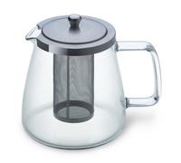 Teiera con Filtro Vetro e Acciaio 1,2 lt - EVA COLLECTION