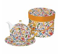 Teiera Con Tazza e Piattino In elegante Confezione Regalo thè tisane infusi