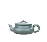 Teiera da 240 ml in argilla viola retrò fatta a mano, grande pentola di calibro grezzo, bollitore al fango verde, set da tè Zisha, teiera per tè, latte, caffè, teiera da ufficio