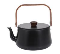 Teiera da Campeggio Resistente Al Calore, Nero, Nero, 1.1L