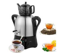 Tèiera Elettrica 2000W, Teiera in Acciaio Inox e Ceramica da 3L con Funzione Mantieni Caldo per Caffè, Tè Aromatizzato e Acqua Calda, Controllo Intelligente della Temperatura per Uso Domestico