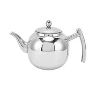 Teiera in Acciaio Inossidabile 1050ml con Infusore Rimovibile per Tè/Caffè Sfusi, Design Ergonomico, Compatibile con Induzione e Lavabile in Lavastoviglie per Casa Ufficio Hotel