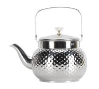 Teiera in acciaio inossidabile Piano cottura Bollitore portatile acciaio inossidabile con filtro rimovibile 1000 ml / 33,8 once Macchina per tè per hotel, ristorante, casa (Dotted 1L)