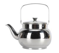 Teiera in acciaio inossidabile Piano cottura Bollitore portatile acciaio inossidabile con filtro rimovibile 1000 ml / 33,8 once Macchina per tè per hotel, ristorante, casa (2L)