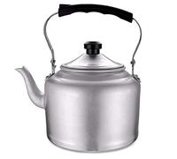 Teiera In Alluminio Tradizionale Ergonomica, Adatta Per Piano Cottura, Teiere Di Grande Capacità Per Cucine Domestiche, Teiera In Alluminio A Gas Per Fornelli A Carbone Per Uso Domestico-3L