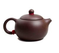 Teiera in argilla cinese Yixing Xishi Zini Zisha, infusore per tè kungfu sfuso (foro di 9 filtri)
