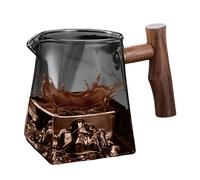 Teiera in, caffettiera in, caraffa per caffè con montagna, ricambio per caffettiera con isolamento termico, bicchiere da caffè, 330 ml, per casa, viaggi e campeggio