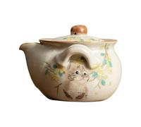 Teiera in ceramica classica regalo palmare antico fatto a mano cinese teiera gatto