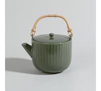 Teiera in ceramica verde