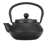 Teiera in ghisa da 300 ml, Classica teiera Nera Giapponese Tetsubin, bollitore per Il tè, teiere da fornello con infusore Rimovibile in Acciaio Inossidabile