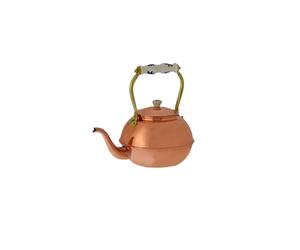 Teiera in rame, Bollitore in rame - con manico in porcellana, 1,5L