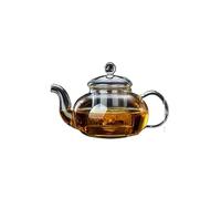 Teiera in vetro da 400 ml/800 ml, vaso for fiori, set da tè Kung Fu, filtro for il tè, teiera for il tè, teiera for l'orzo, set da tè(600ml)