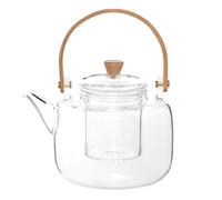 Teiera in vetro e bambù 0,9 L