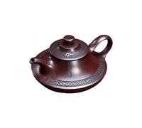 Teiera Kung Fu per preparare il tè Teiera Creativa In Argilla Viola For La Casa, Sala Da Tè, In Rossa Intagliata Con Forno A Nuvola Set da tè in ceramica