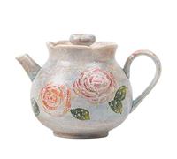 Teiera Kung Fu per preparare il tè Teiera in ceramica con bocca di fiore creativa, teiera in rilievo tridimensionale a forma rosa, set da tè Kung Fu, portatile infusore for il Set da tè in ceramica