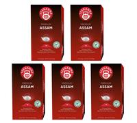 Teiera Premium Assam Tè Nero Forte E Maltato 35g Confezione Da 5
