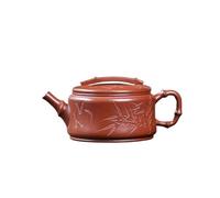 Teiera Teiera classica in argilla viola da 320 ml fatta a mano di grande calibro con colino Teiera cinese Zisha Teaset Servizio da tè