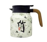 Teiera termica, dispenser per caffè floreale retrò, caraffa dispenser per bevande, caraffa per caffè caldo e freddo per mantenere bevande come tè, caffè e acqua calde o fredde, offre un elegante