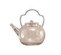 Teiera Vetro Portatile Rosa Con Coperchi Resistente Al Calore Per Preparare Tè Sfusi Per Tè Tè In Fiore Succhi Caffè Latte