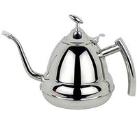 Teiere, bollitore con fischio a induzione, teiera for caffè pentola d'acqua a collo lungo, funziona a gas, elettrico