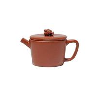 Teiere in argilla viola da 100 ml, teiera in terracotta fatta a mano di grande calibro con infusore, set da tè Zisha, teiera da tè sciolto per tè, latte, caffè, teiera da ufficio