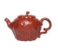 Teiere in argilla viola retrò 200 ml, teiera fatta a mano in terracotta minerale grezzo con infusore, set da tè Zisha, teiere artigianali, caffettiera, latte, caffè, teiera da ufficio