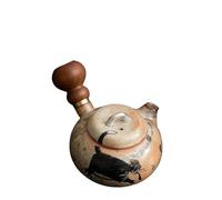 Teiere Pentola In Porcellana Fatta Mano Legna Per Infusi Bollitore Kung Fu Set Da Tè 100ml Manico Laterale Creativo Zhiye Cat Per Preparare Il Set Da Tè In Porcellana(Type-B)