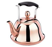 Teiere, Teiera Whistling Kettle Stove Top Tea Pot(Rose Gold,4L)