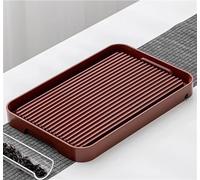 Teiere Vassoio Scarico Melamina Portaoggetti Per Uso Domestico Per Tazze Semplice Contenitore Plastica Fila Set Tè Piccolo Asciutto Set Da Tè In Porcellana(Brown)