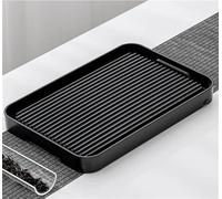 Teiere Vassoio Scarico Melamina Portaoggetti Per Uso Domestico Per Tazze Semplice Contenitore Plastica Fila Set Tè Piccolo Asciutto Set Da Tè In Porcellana(Black)