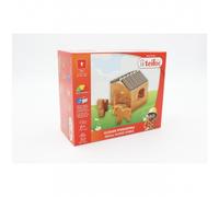 teifoc 62352 Piccola Stalla per Cavalli 50 Pezzi Set Costruzioni