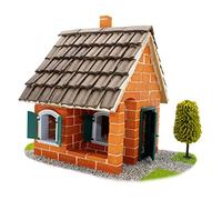 Teifoc Germany Cottage per le vacanze, Costruzione in miniature fai da te con 320 pezzi, Giocattolo educativo per bambini a partire dagli 8 anni in su, Giocattolo Montessori in argilla