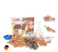 Teifoc Grande Building Blocks 2704300-Villetta di Campagna, Multicolore, Casa a graticcio, T4300