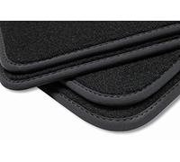teileplus24 B54 Tappetini in Velluto per BMW 3er E46 con Piastra per i calci