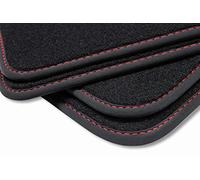 teileplus24 B64 Tappetini in Velluto per BMW X1 E84 2009-2015 con Piastra per i calci