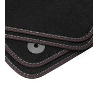 teileplus24 BDV547 Velours tappetini Doppia Cucitura per Mercedes GLC C253 2015-2022