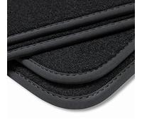 Teileplus24 Tappetini velluto BV622 per Mazda MX-5 NC 2005-2015 con piastra calci Cucitura nera