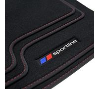 teileplus24 F650 Tappeti in Gomma Sportline Design per BMW X1 E84 2009-2015