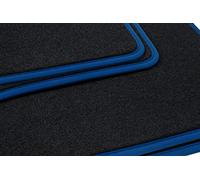 teileplus24 NL-101 Tappetini per Volkswagen Golf 5 Golf 6 Scirocco 3 Nubuck, Bordo:Blu