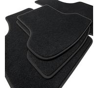 teileplus24 Tappetini per BMW 3er E30 Cabrio 1982-1994 | Su misura 4 pezzi Fissaggio Antiscivolo Velluto Bordatura Cuciture decorative