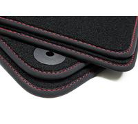 teileplus24 106-R1N-FBA Tappetini per Skoda Octavia 3 3 2013- Banda di Cucitura Decorativa