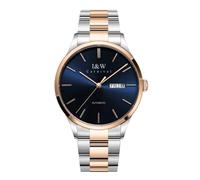 TEINTOP I&W Orologio Automatico Mens Orologi Meccanici Orologio Da Polso Movimento Giapponese, argento, oro, blu, Bracciale