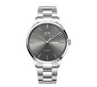 TEINTOP I&W Orologio Automatico Mens Orologi Meccanici Orologio Da Polso Movimento Giapponese, grigio argento, Bracciale