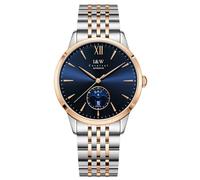 TEINTOP I&W Orologio Automatico Mens Orologi Meccanici Orologio Da Polso Movimento Giapponese, oro, argento, blu, Bracciale