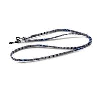 Tejesa - Catena universale per occhiali da sole retrò, antiscivolo, con cordino per il collo, per sport, occhiali da lettura, Misura unica, Pietra, Agata