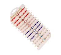 Tejesa - Set di 12 braccialetti decorativi semplici e delicati per ragazze e donne