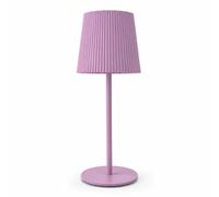 TEK ONE Tecnologia Lampada da Tavolo LED Ricaricabile USB-C Touch | 3 CCT Dimmerabile | Lampada Senza Fili Moderna da Comodino | LED 1W per Bar Ristorante Camera Soggiorno (Rosa)