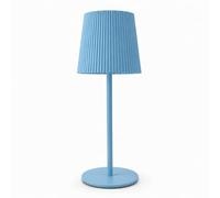TEK ONE Tecnologia Lampada da Tavolo LED Ricaricabile USB-C Touch | 3 CCT Dimmerabile | Lampada Senza Fili Moderna da Comodino | LED 1W per Bar Ristorante Camera Soggiorno (Blu)