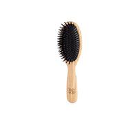 TEK - Spazzola Ovale Grande con Setole Ecologiche, Handmade in Italy, per Capelli Fini, Districante, Lucidante e per la Cura delle Extension